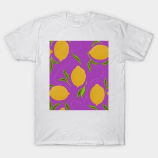 lemons with purple print T-Shirt